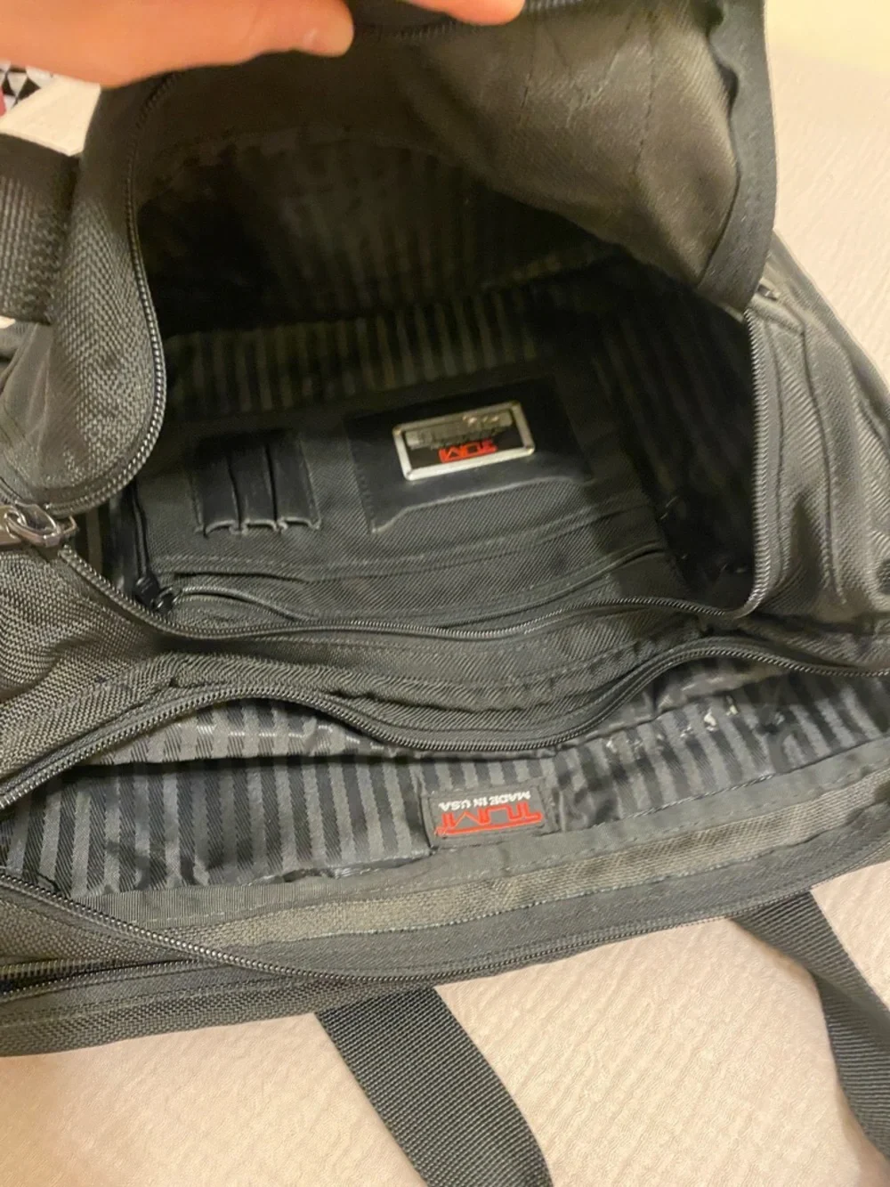 TUMI Black Men’s Messenger Briefcase
